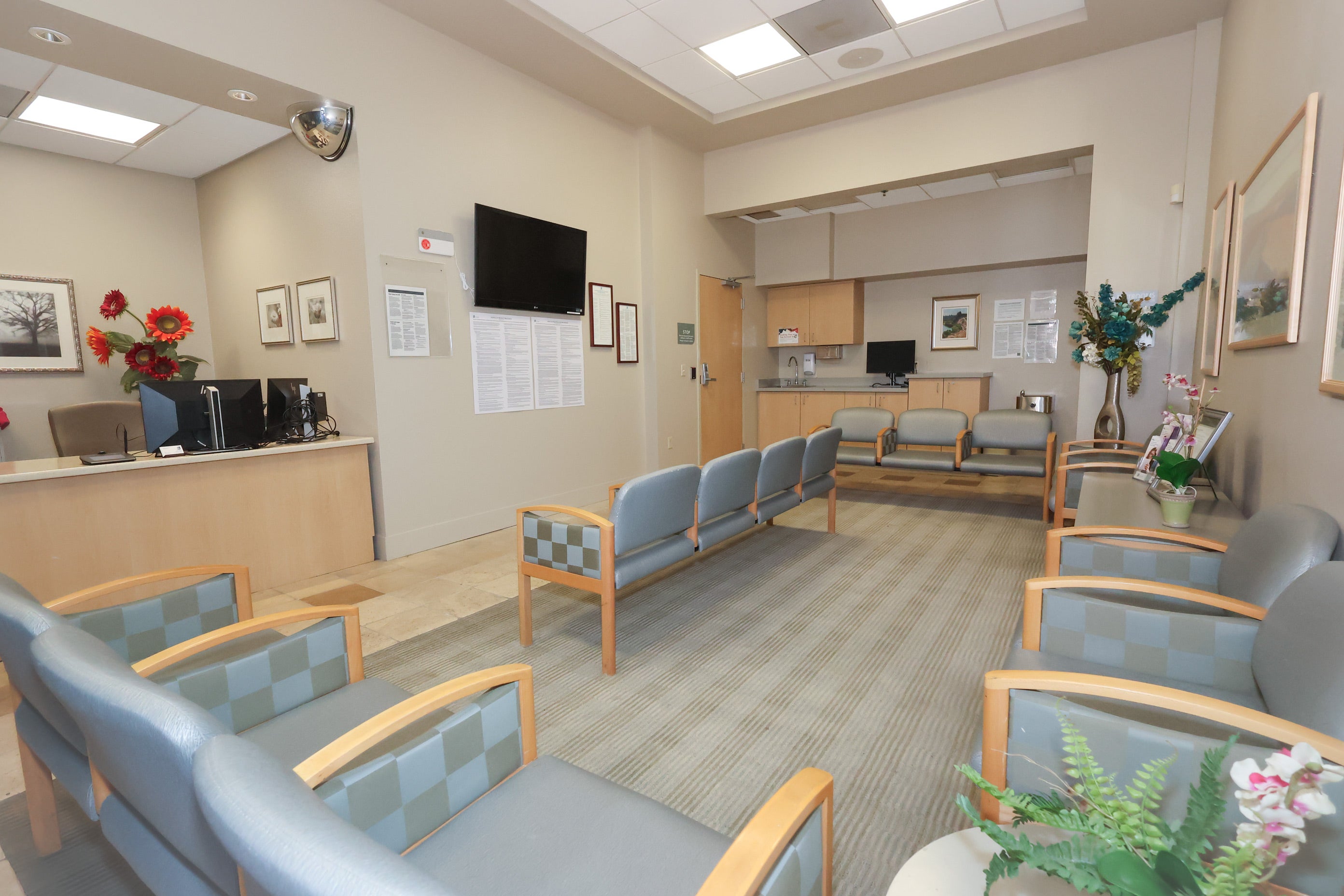 Waiting room close-up